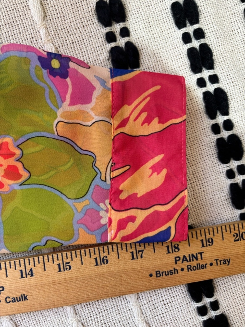 Figueroa & Flower XL Sheer Floral Button Down Blouse Top Boho Chic Bright - Picture 14 of 15